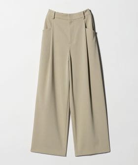 BEAUTY&YOUTH/ポリエステルブレンド ツイルバックゴムパンツ/スラックス