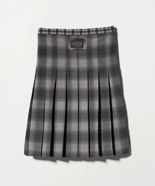 PENDLETON×JANE SMITH×BEAUTY&YOUTH＞チェック ラップスカート