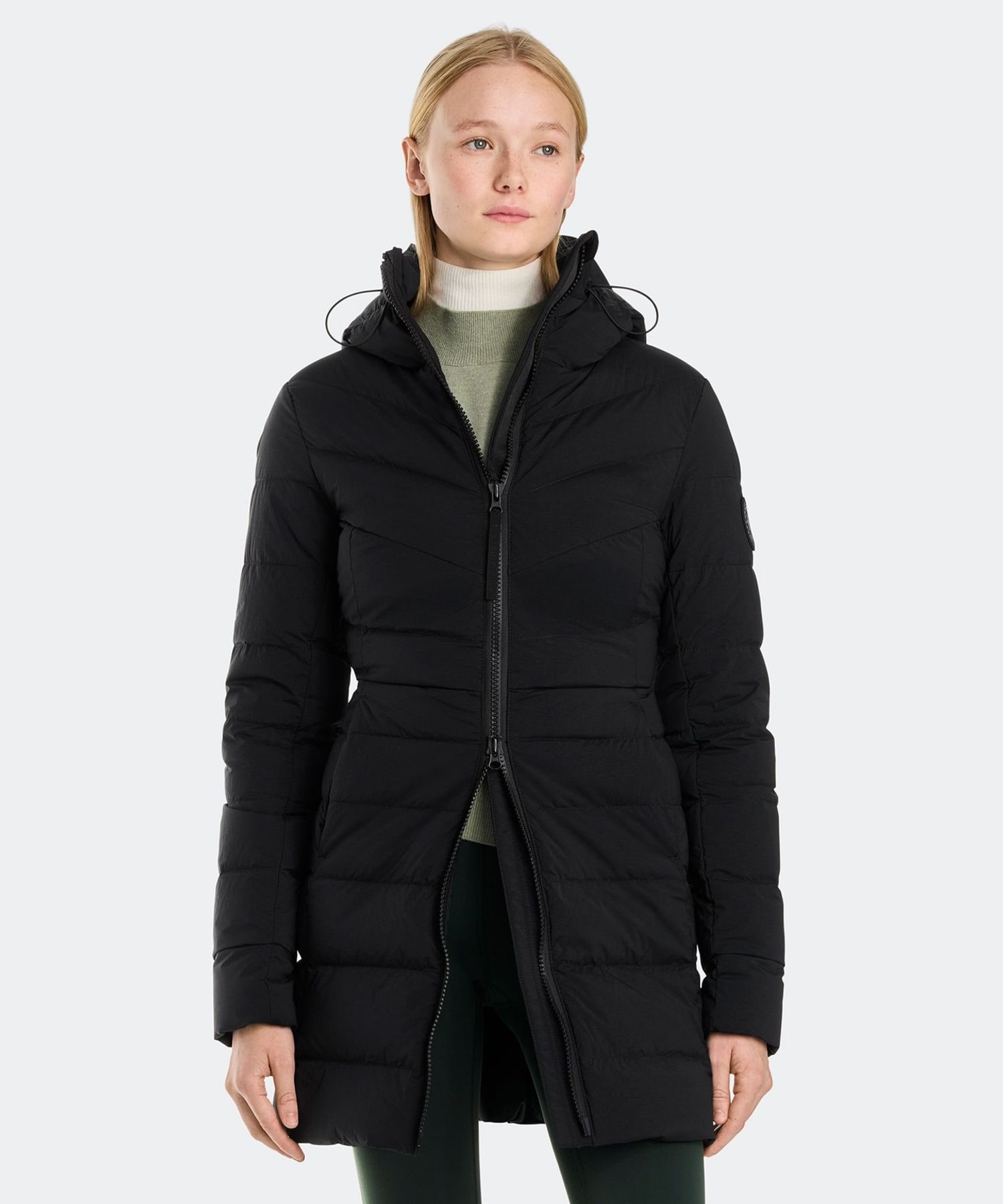   カナダグース ダウンジャケット ブラック/グリーン CANADA GOOSE（カナダグース） シャトーパーカ 3426MA 国内正規品