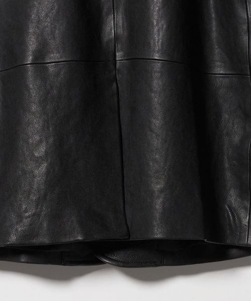【美品】UNITED ARROWS　レザーテーラードジャケット　ブラック　M 美品】UNITED ARROWS レザーテーラードジャケット ブラック M