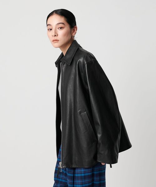 値下げ！b&y　レザージャケット 別注】＜Schott＞レザー ブルゾン