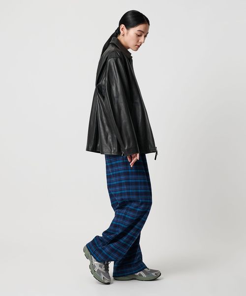 シープレザー フロントジップ ジャケット