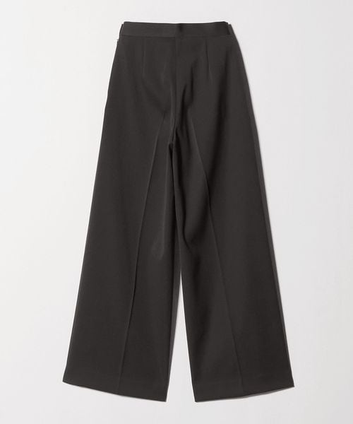 【H beauty&youth】ダブルクロス　ワイドパンツ　DARK GRAY H＞TW ダブルクロス ワイドパンツ