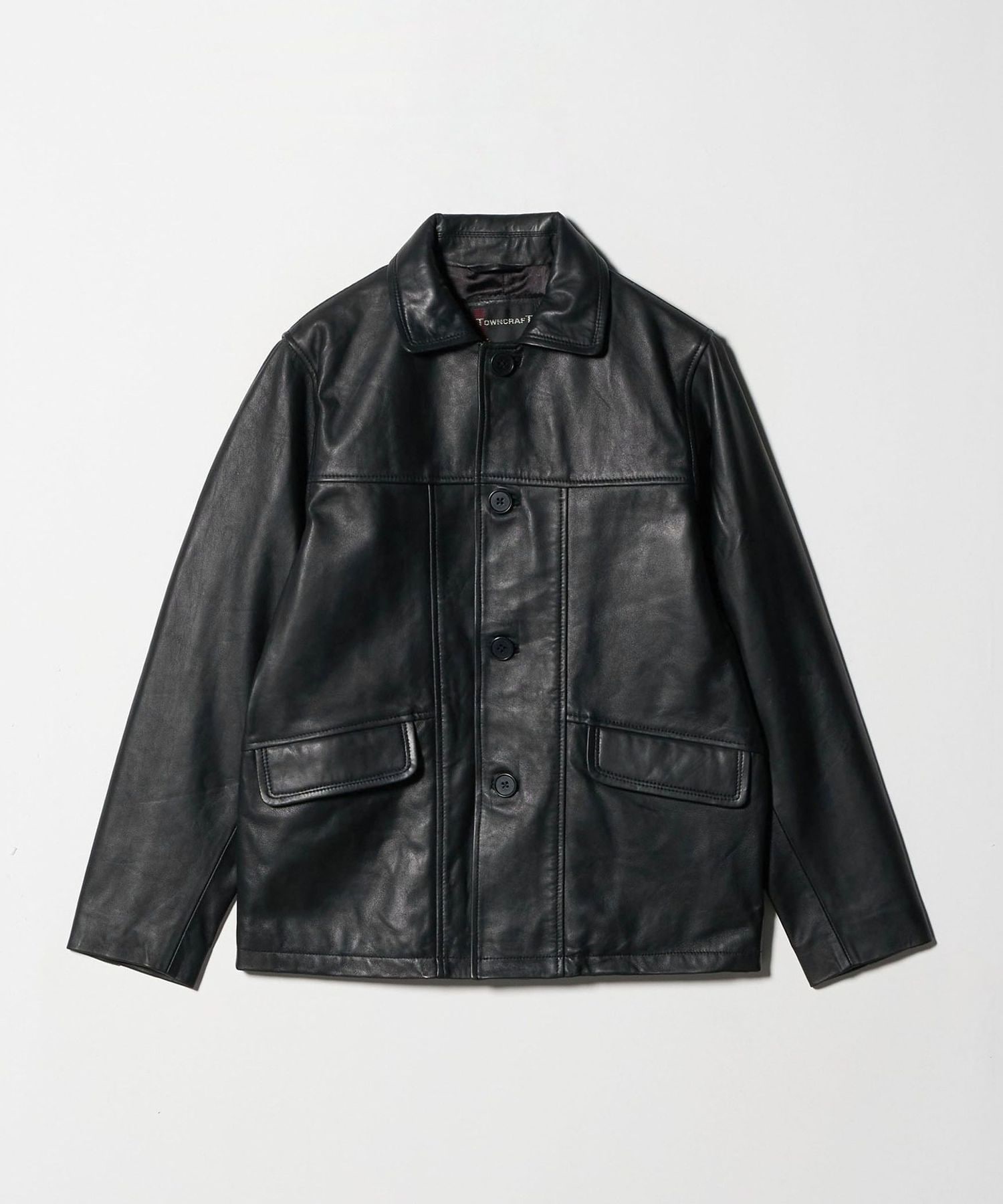 【最終値下げ】UNITED ARROWS ノーカラー レザージャケット 最終値下げ】UNITED ARROWS ノーカラー レザージャケット