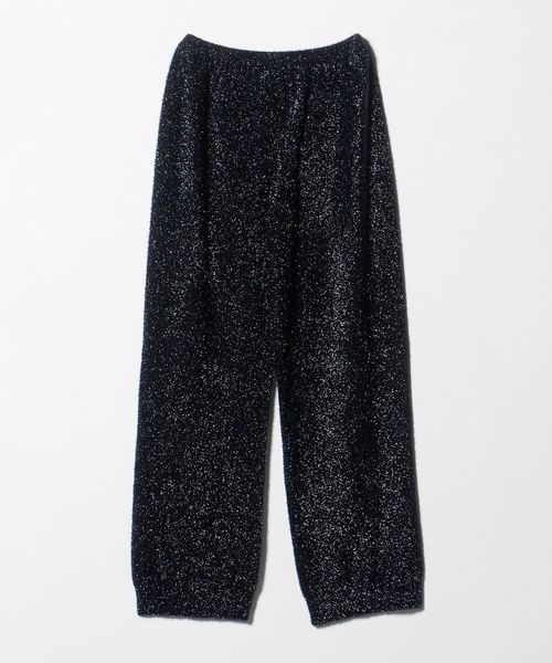 パンツ H BEAUTY&YOUTH - NYLON  PANTS H＞ナイロン スパークル ニットパンツ