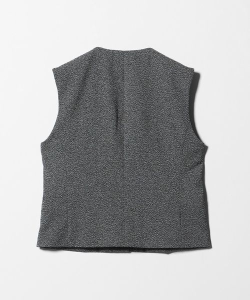 UNITED ARROWS ツイードベスト UNITED ARROWS LTD. OUTLET｜ミックスツイードライク ショート
