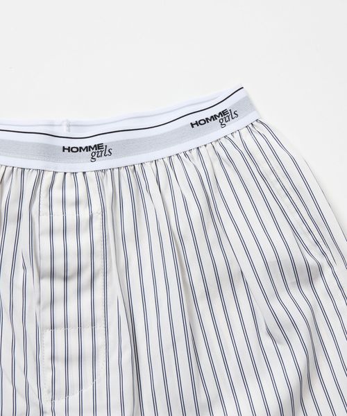 HOMME girls ストライプ　ショーツ HOMME girls ストライプ ショーツ Shop HOMMEGIRLS.