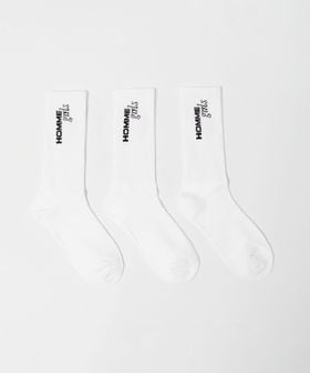 HOMME GIRLS/＜HOMME GIRLS＞3―PACK SOCKS/ソックス/ソックス / 靴下
