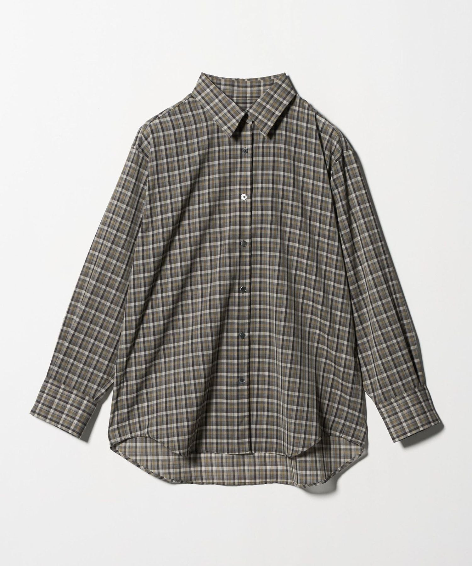 AURALEE 半袖シャツ UNITEDARROWS別注 グレー系チェック AURALEE 半袖シャツ UNITEDARROWS別注 グレー系チェック 楽天