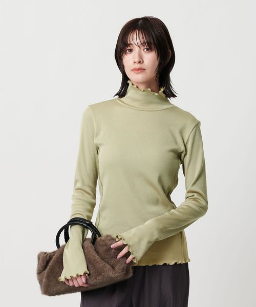 BEAUTY&YOUTH/ポリエステルコットンテレコ メロータートルネック カットソー/Tシャツ / カットソー