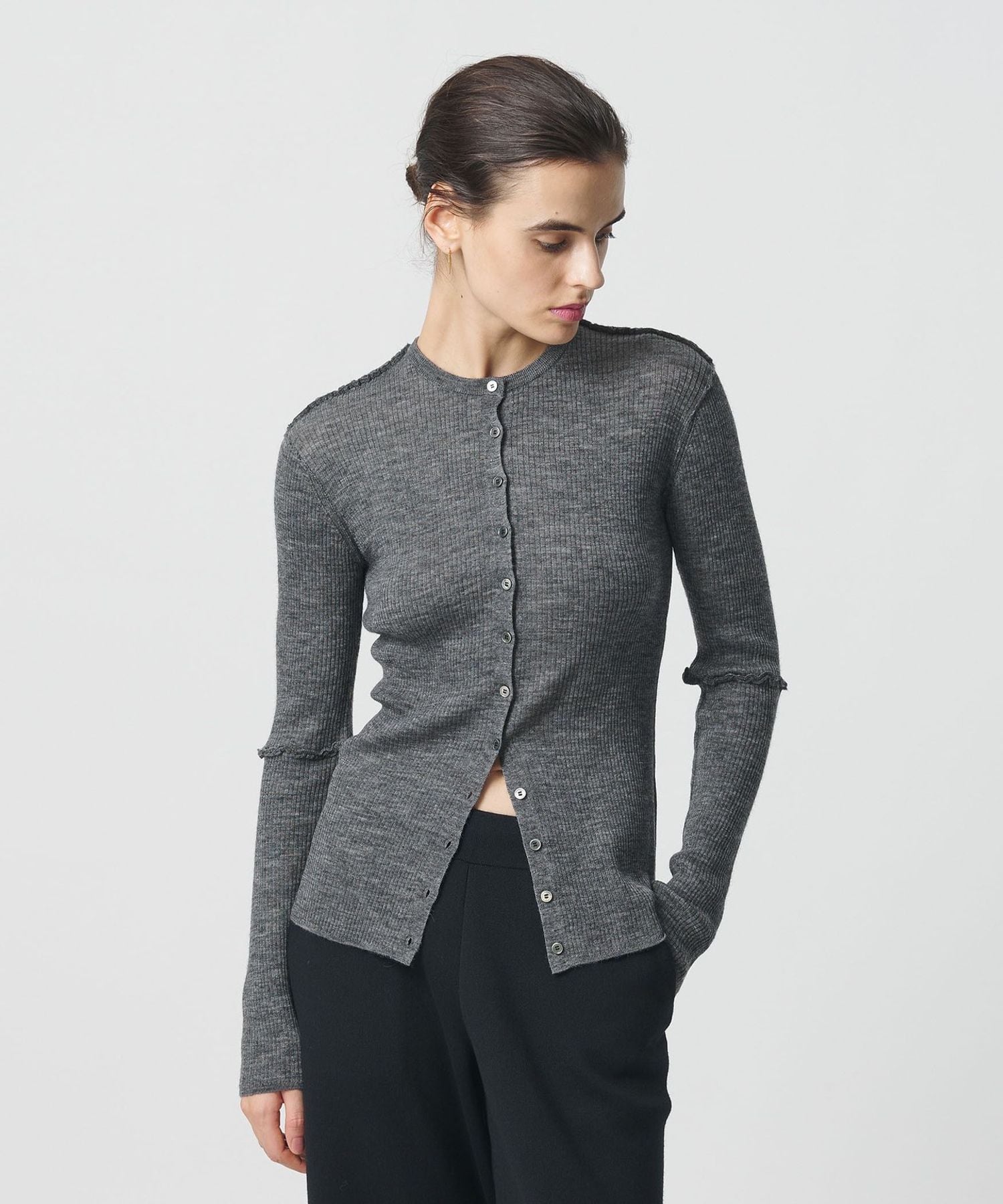＜H＞TC リブ アウトシームカーディガン | エイチ H＞TC リブ アウトシームカーディガン | - Buyee日本代购服务