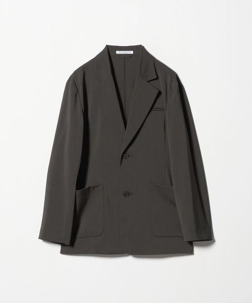 【新品】ユナイテッドアローズ/ジャージー カノコ 2ボタンジャケット 吸水速乾 UNITED ARROWS green label relaxing｜ポリエステル ジャージ
