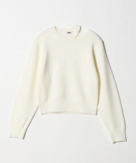 H BEAUTY&YOUTH/＜H＞ウールカシミヤ スリット プルオーバー/ニット / セーター