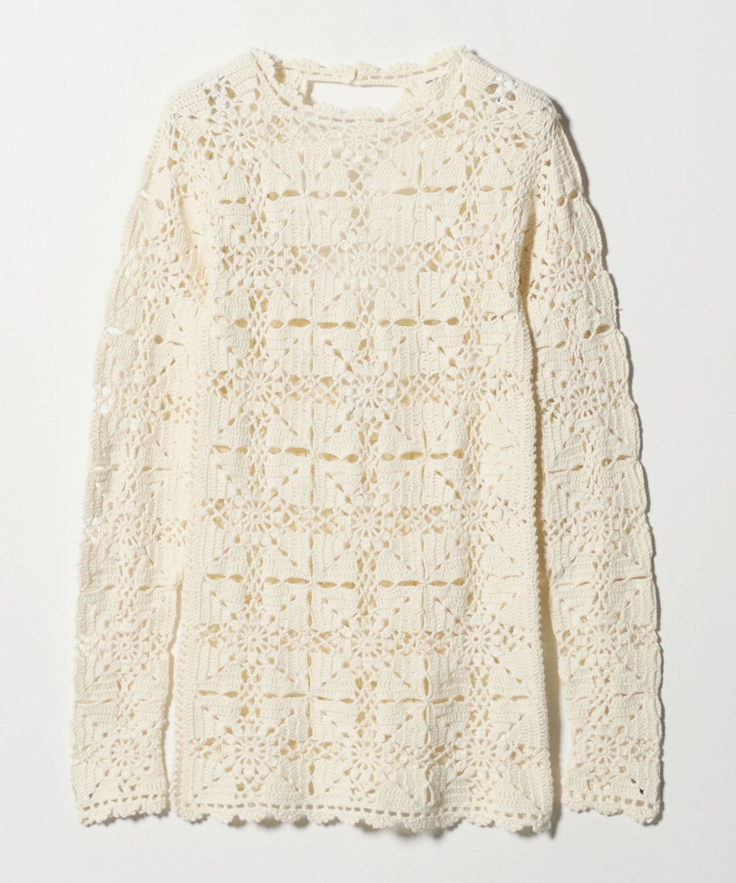 OPEN SESAME CLUB グリーン長袖トップス フリーサイズ OPEN SESAME CLUB＞FLEUR レーストップス