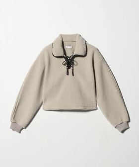 LOW CLASSIC/＜LOW CLASSIC＞フリース レースアップ プルオーバー/その他トップス