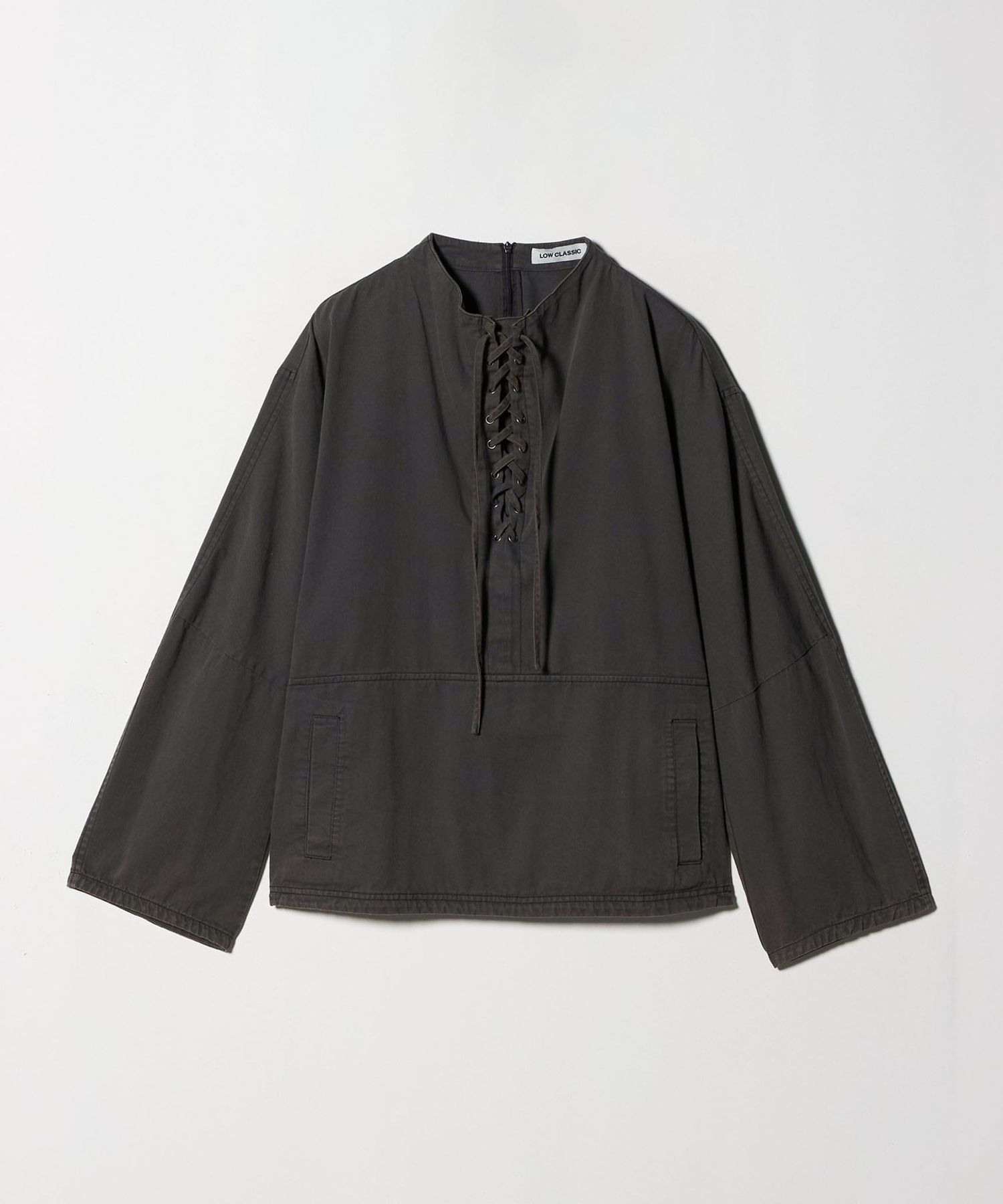 LOW CLASSIC＞レースアップ アノラック