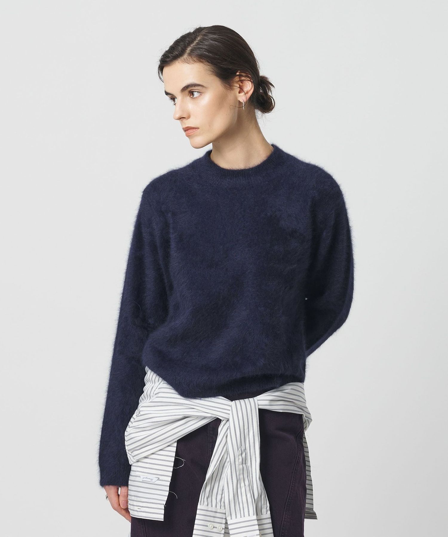 未使用✨ H Beauty&Youth チャイニーズラクーンカシミヤビッグニット H BEAUTY&YOUTH UNITED ARROWS（エイチビューティーアンドユース