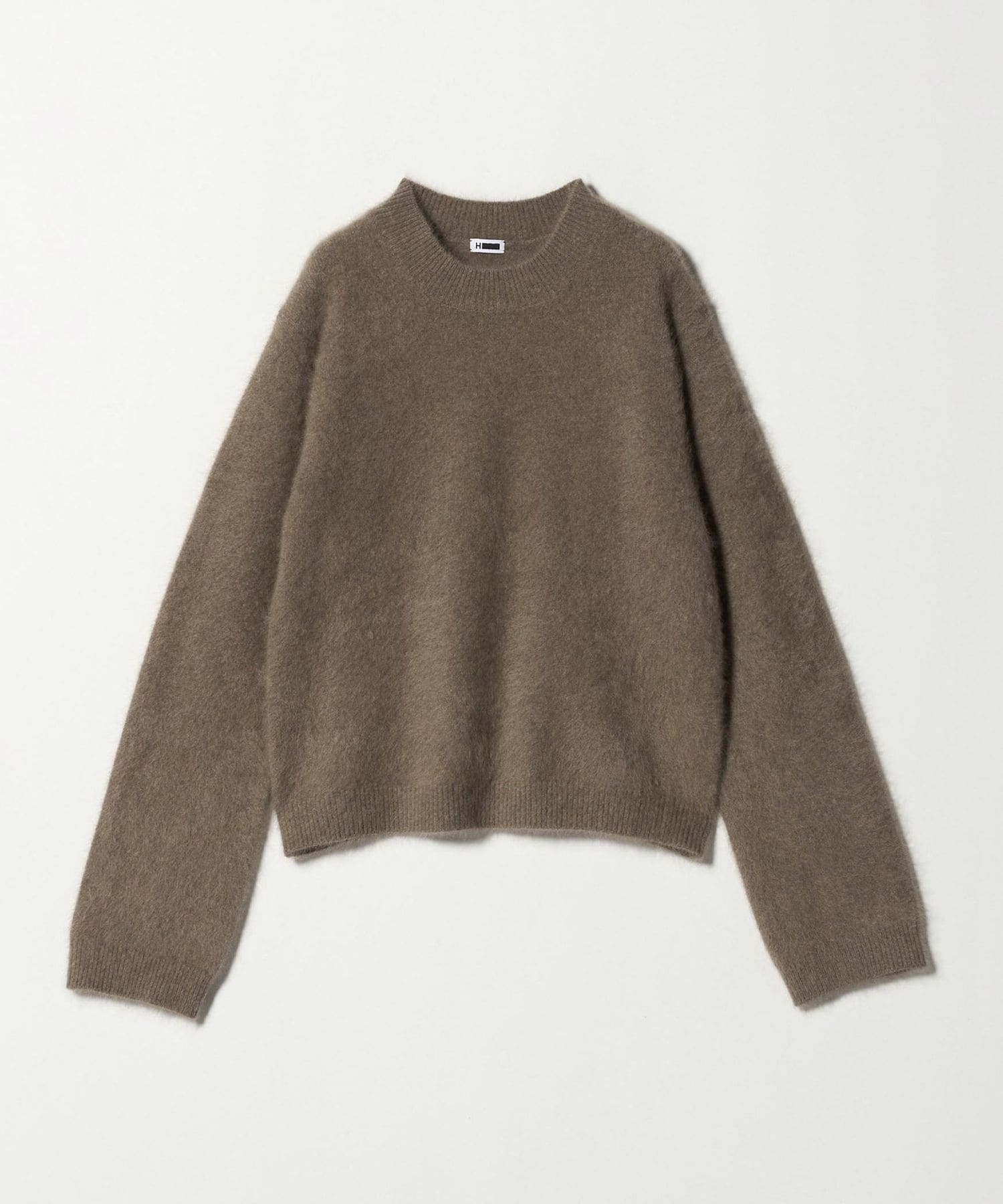 H チャイニーズラクーンカシミヤビッグニットプルオーバー H＞チャイニーズラクーンカシミヤ ニットプルオーバー