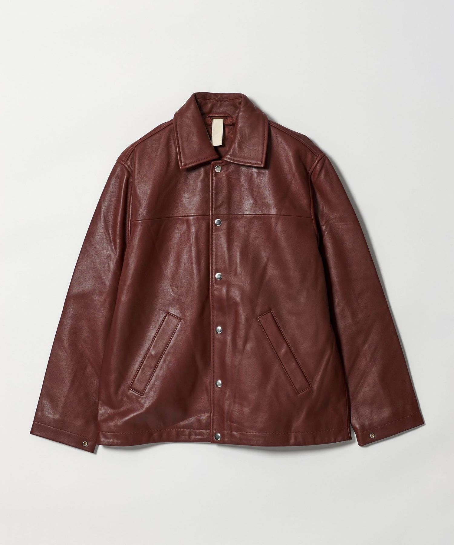 ユナイテッドアローズ　レザーコーチジャケット　leather jacket レザー コーチ ジャケット 3