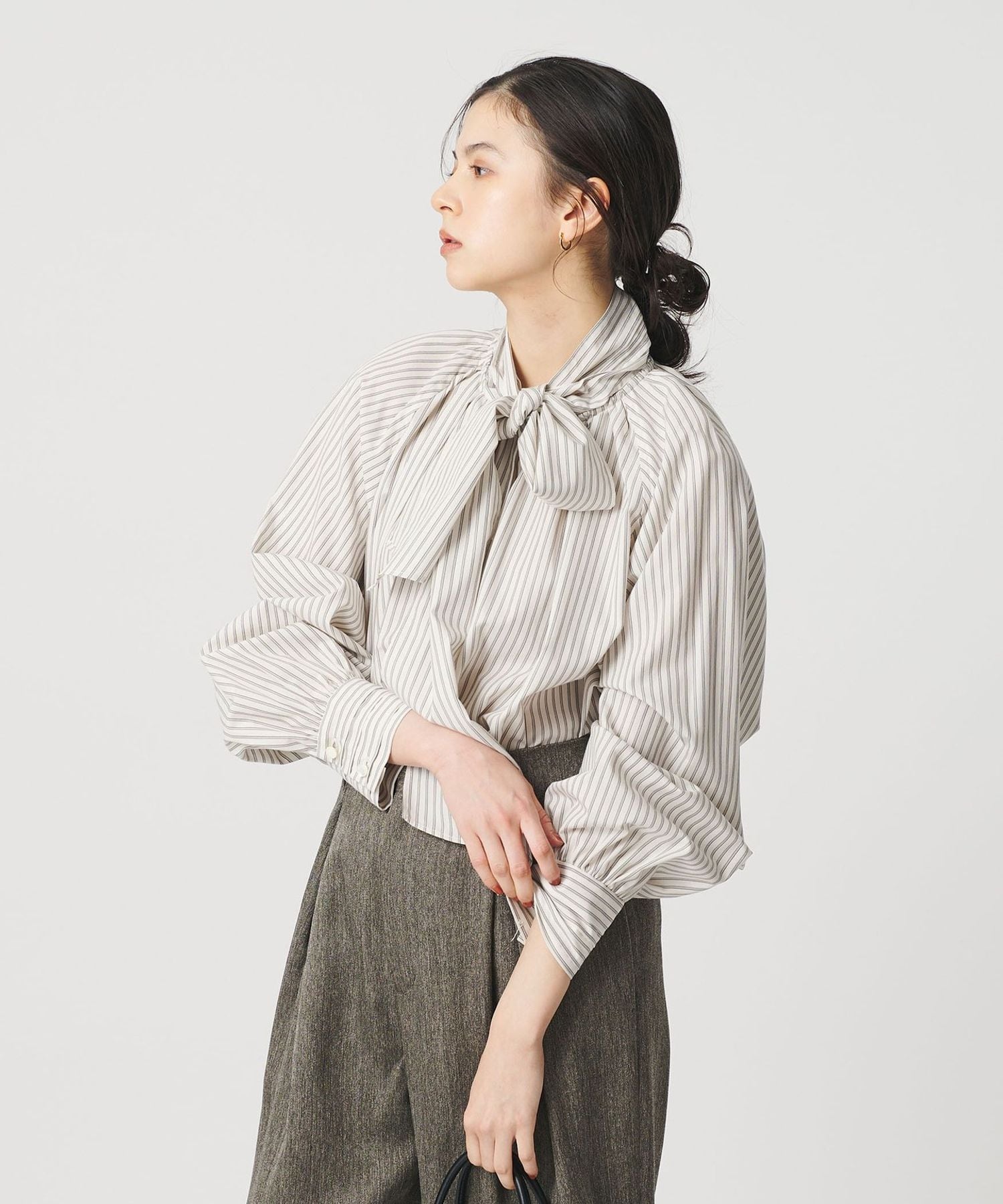 UNITED ARROWS UBCB ロンドンストライプ ボウタイ ブラウス UNITED ARROWS（ユナイテッドアローズ）の「UBCB ロンドン