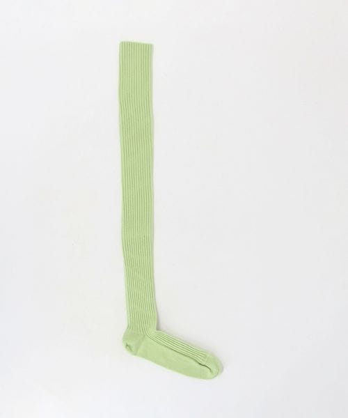 BASERANGE/＜BASERANGE＞OVERKNEE SOCKS KIR GREEN/ソックス/ソックス / 靴下