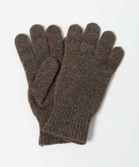 BASERANGE/＜BASERANGE＞RIBBED GLOVES BUREL BROWN/グローブ/グローブ / 手袋