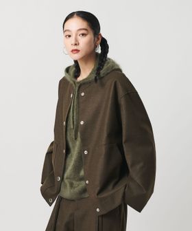 BEAUTY&YOUTH/毛ブレンド スナップブルゾン/その他コート / ブルゾン