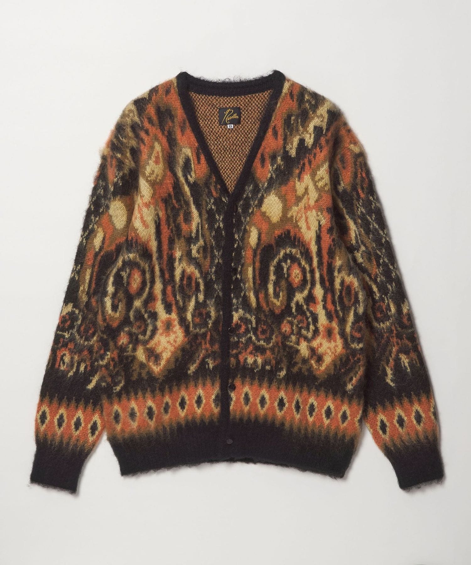 NEEDLES＞ MOHAIR CARDIGAN PAISLEY/カーディガン