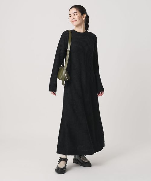 BEAUTY&YOUTH/アイレットニットワンピース /その他ワンピース / ドレス
