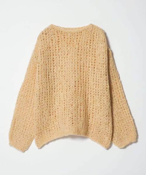 BEAUTY&YOUTH/ウールモヘヤナイロン ルーズニットプルオーバー/ニット / セーター