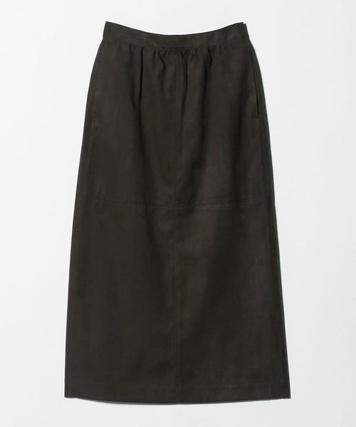 BEAUTY&YOUTH/スエードライク Iラインスカート/ミモレ / ロング