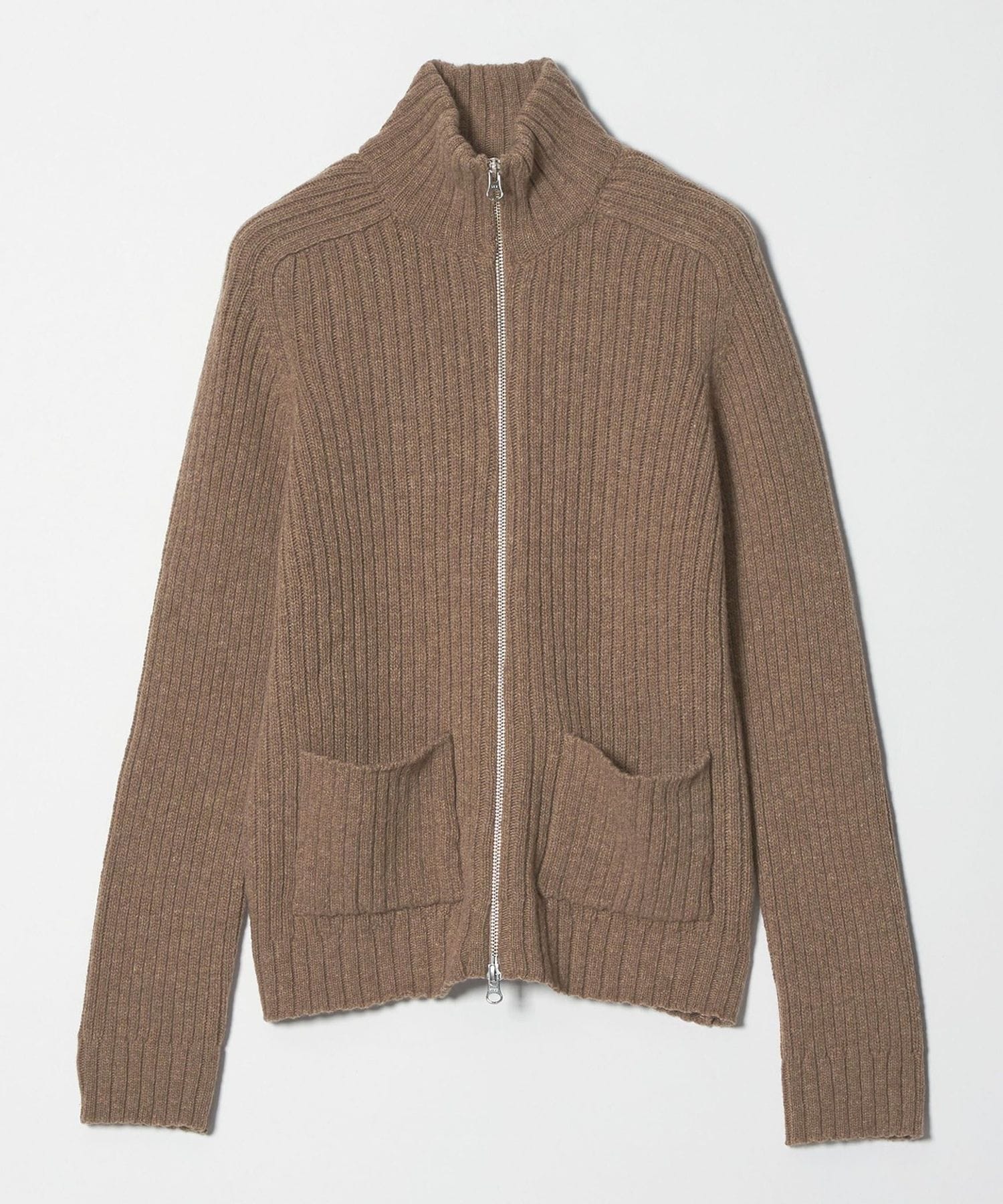 gimaguas＞ANNIE ジップアップ ニットジャケット