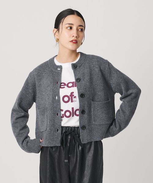 BEAUTY&YOUTH/ウール ポケット カーディガン ウォッシャブル/カーディガン / ボレロ