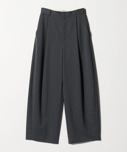 BEAUTY&YOUTH/毛ポリエステル カーブパンツ ウォッシャブル/その他パンツ