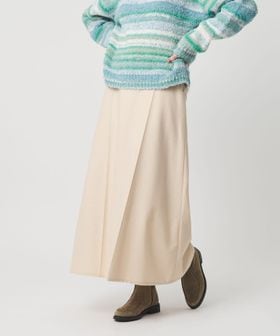 BEAUTY&YOUTH/毛ポリエステル フランネル プレスフレアスカート/ミモレ / ロング