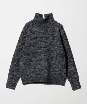 BEAUTY&YOUTH/ミックスカラー ラメ タートルネック ニットプルオーバー/ニット / セーター