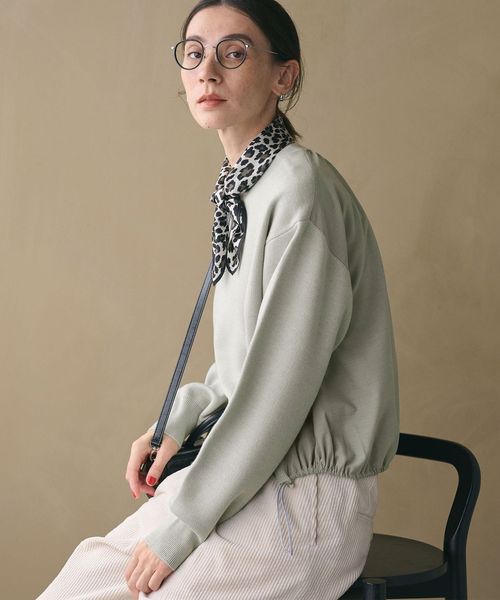 BEAUTY&YOUTH/【WEB限定 Wardrobe DAILY MINIMAL】ドロスト ドッキングニットプルオーバー ウォッシャブル/ニット / セーター