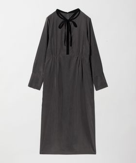 BEAUTY&YOUTH/キュプラブレンド タイリボンワンピース/ワンピース