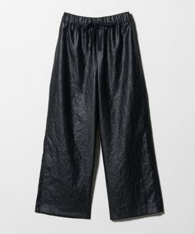 BEAUTY&YOUTH/ポリエステル ２トーンサテン ドロストパンツ ウォッシャブル/イージーパンツ