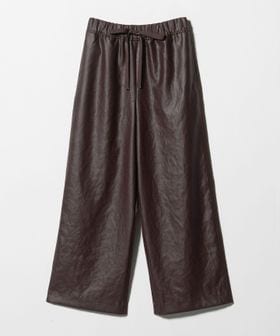 BEAUTY&YOUTH/ポリエステル ２トーンサテン ドロストパンツ ウォッシャブル/イージーパンツ