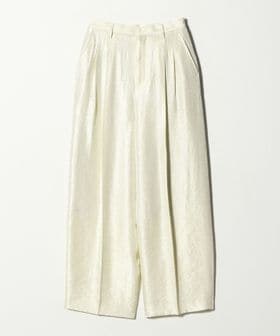 BEAUTY&YOUTH/レーヨンブレンド タックカーブ パンツ/スラックス