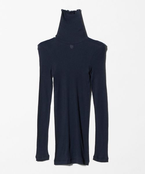 Souple Luz/＜Souple Luz＞COTTON CASHMERE RIB TURTLE―NECK/カットソー/Tシャツ / カットソー