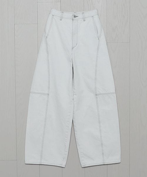 H＞13oz デニムバレルパンツ
