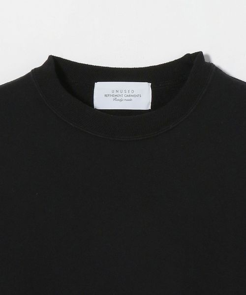 UNUSED＞クルーネック スウェットプルオーバー