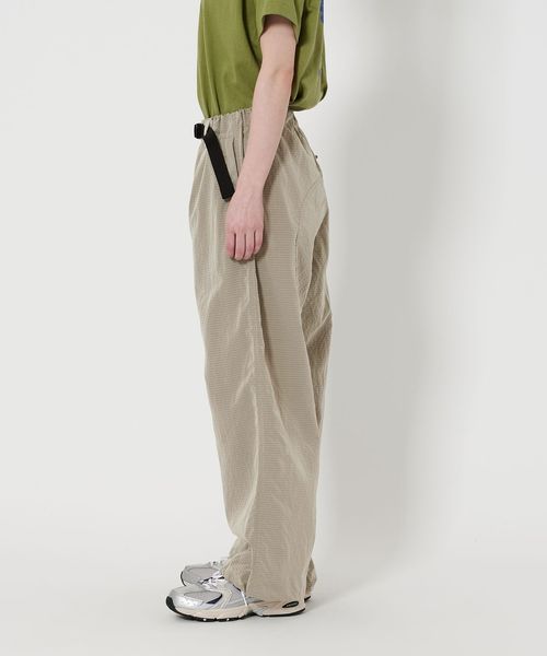 ＜MARMOT CAPITAL＞ライトグリッドパンツ　ナイロンパンツ　ベージュ MARMOT CAPITAL＞ライト グリッド パンツ/BEIGE