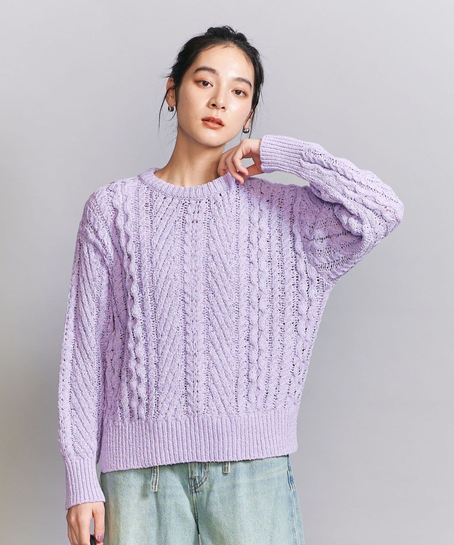 nagonstans ウォッシャブルニットボックスプルオーバー 24SS nagonstans ナゴンスタンス 24SS washable knit box pullover