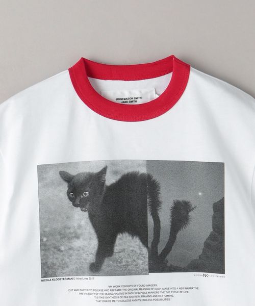 JANE SMITH:NINE LIVES リンガー TEE JANE SMITH＞NICOLA KLOOSTERMAN NINE LIVES/リンガーTシャツ