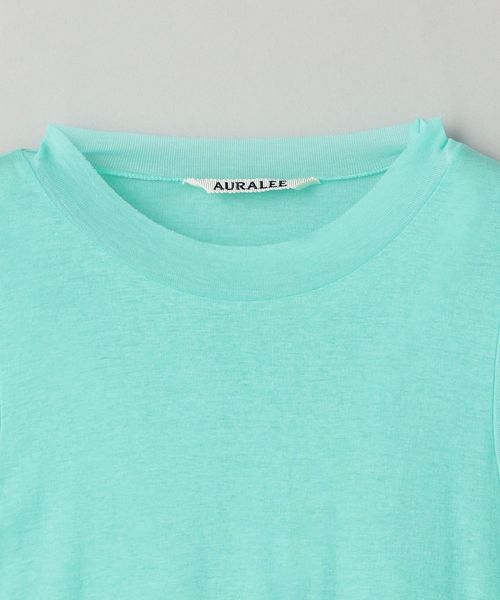 AURALEE＞ガーゼシアーリブ タンクトップ