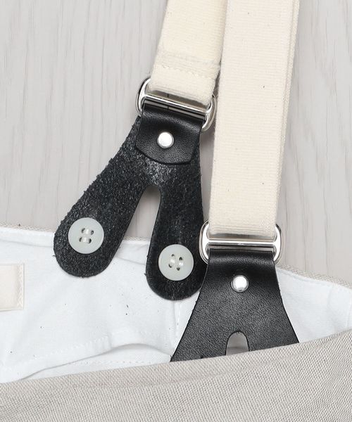 新品　muller of yoshiokubo サスペンダー パンツ 2WAY Muller Of Yoshiokubo サスペンダーパンツ | ブラック | FARFETCH JP