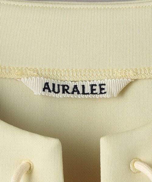 今季 AURALEE ジャージーレースアップTシャツ AURALEE /WETSUIT JERSEY LACE UP TEE（Lady's/IVOR